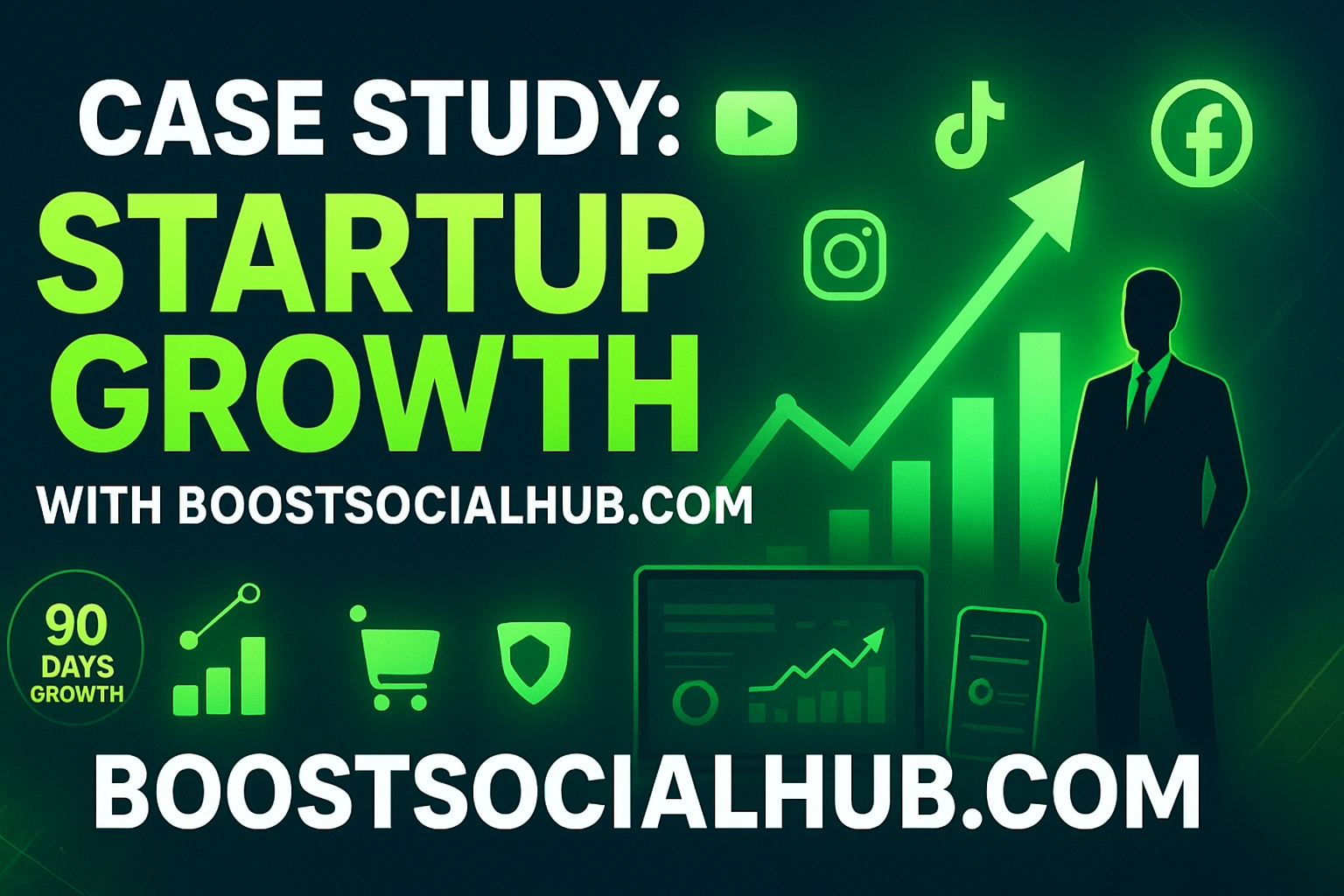 Case Study: How Boostsocialhub Helped a Startup Grow Online