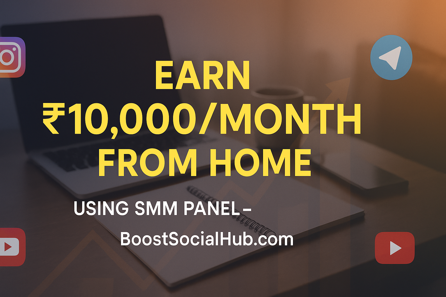 How to Earn ₹10,000/month From Home Using SMM Panel – Beginner’s Guide (2025)